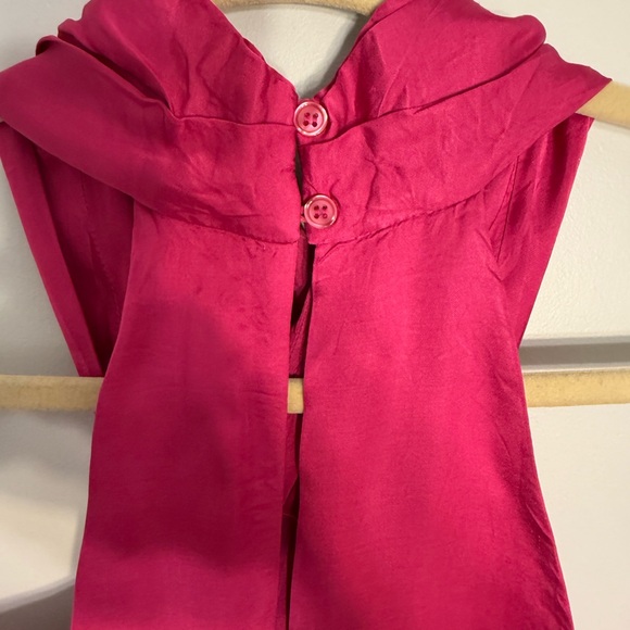 Anthropologie Dolan size large halter neck satin jumpsuit - Picture 5 of 7